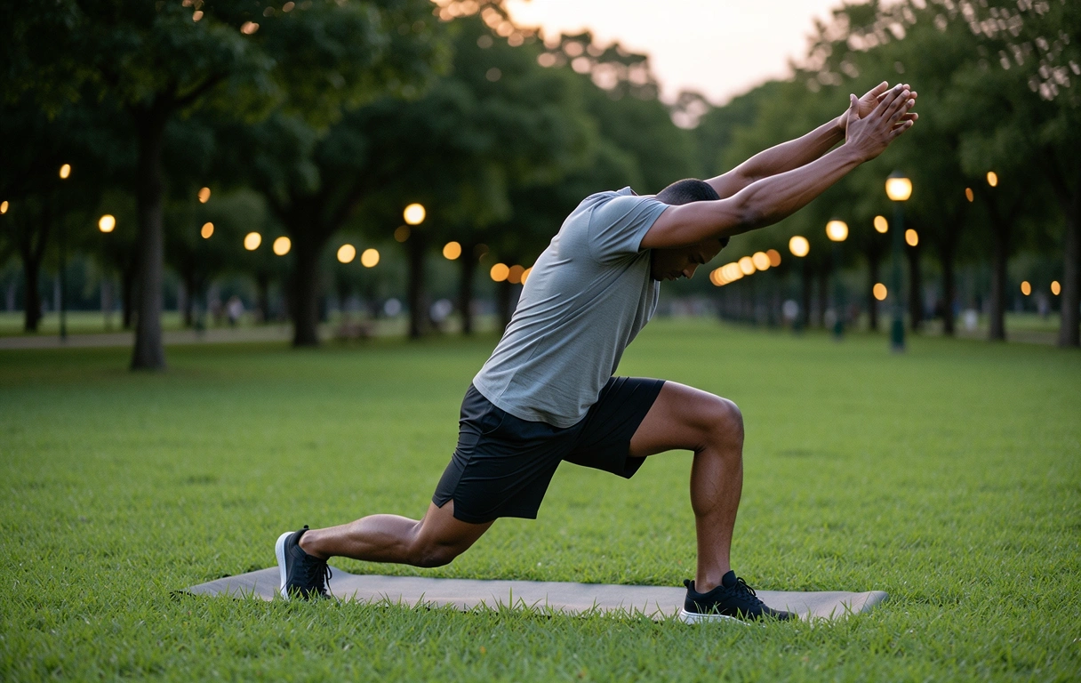 Bewegung vor dem Schlaf